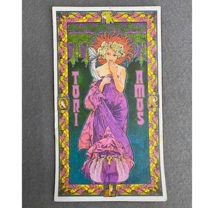 Tori Amos Vintage Art Nouveau MAGNET Mucha Style 90s Music Memorabilia 6x3.25